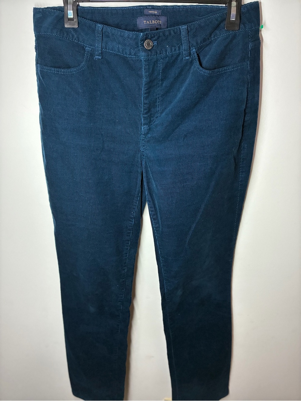 Talbots Deep Navy Straight Leg Corduroy Pants
